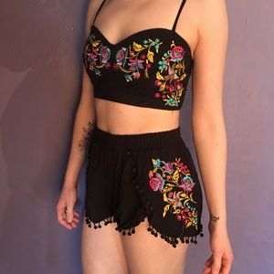 Embroidered Matching set
